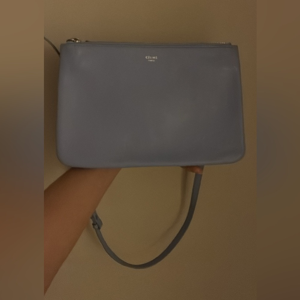 Celine trio leather Crossbody Bag
